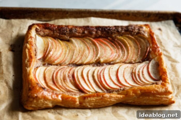 Autumn Apple Cloud Tart 11 Baked Puff Pastry Apple Tart