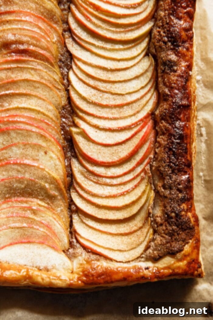 Autumn Apple Cloud Tart 12 Puff Pastry Apple Tart with Layered Apples