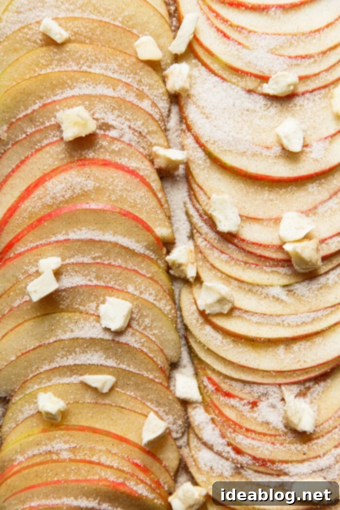 Autumn Apple Cloud Tart 4 Layered Apple Tart Filling
