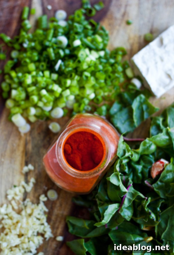 Crispy Feta and Chard Phyllo Pouches 3 Swiss Chard and Feta Phyllo Purse Ingredients