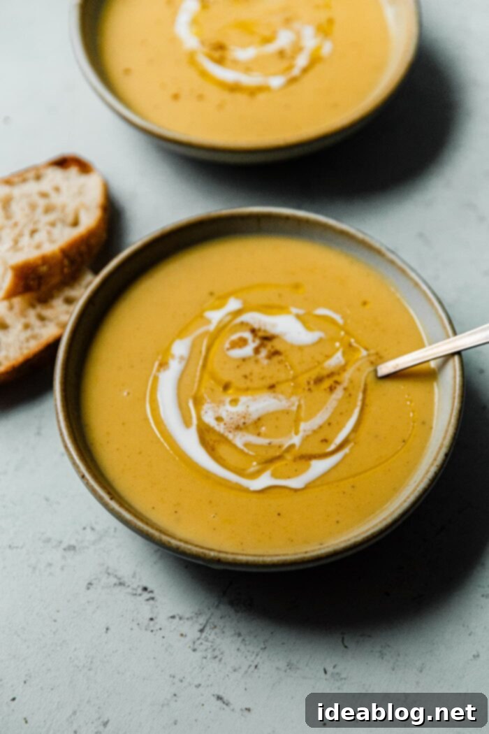 Fireside Sweet Potato & Squash Soup 5 Roasted Acorn Squash Sweet Potato Soup