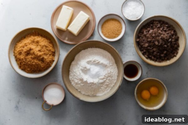 Ultimate Chocolate Chunk Cookies 11 Chocolate Chunk Cookie Ingredients
