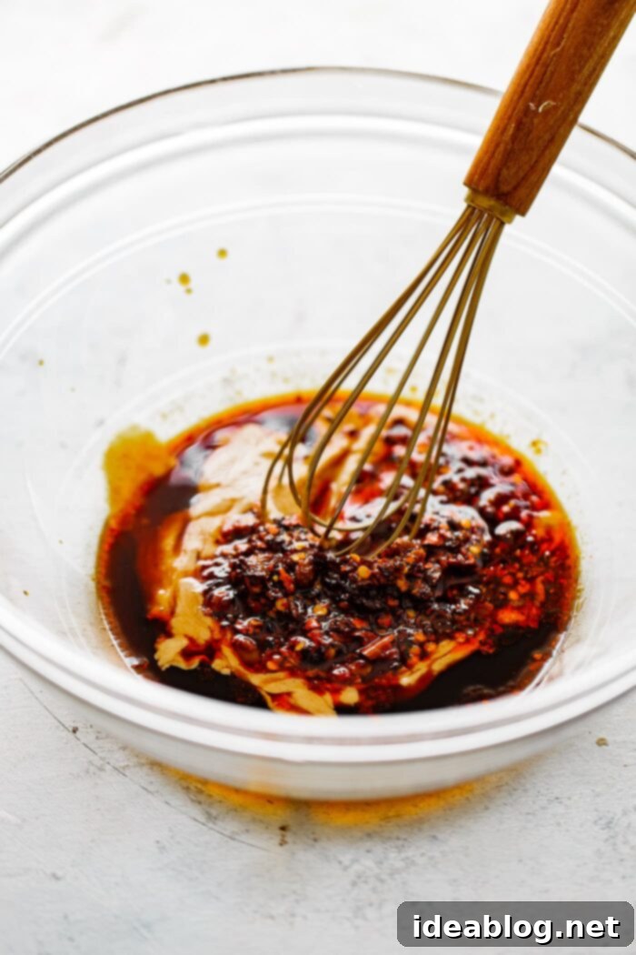 Spicy Peanut Crunch Tofu 3 Spicy Chili Crisp Sauce