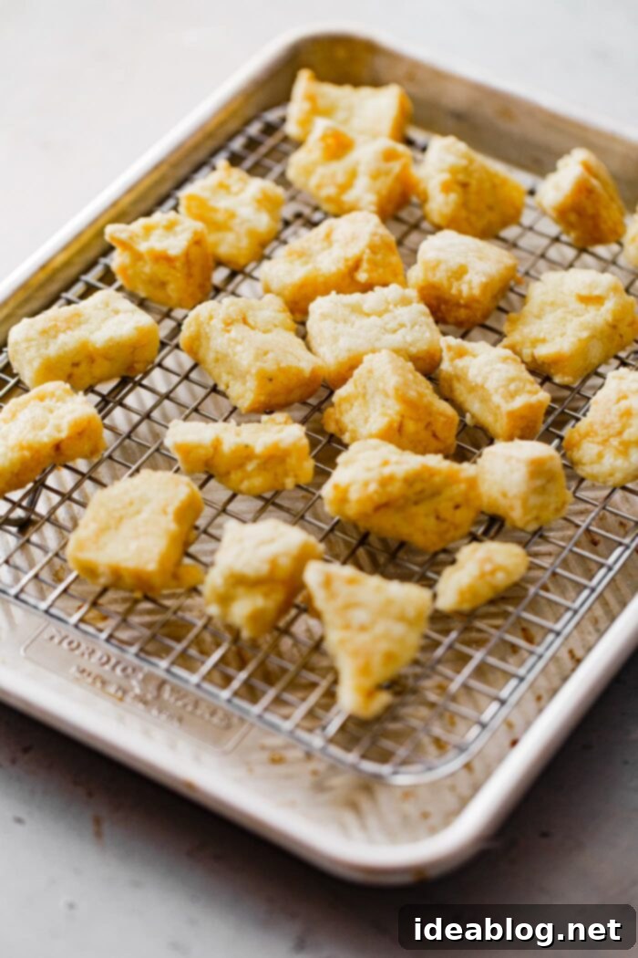 Spicy Peanut Crunch Tofu 5 Crispy Baked Tofu