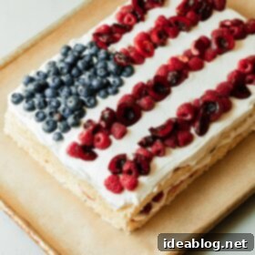 Festive Flag Dessert 15 American Flag Cake