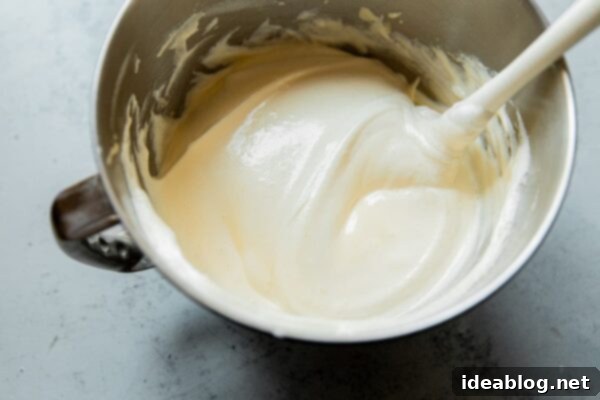 Festive Flag Dessert 18 Sponge Cake Batter in Bowl