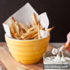 Oven-Baked Spicy Fries with Refreshing Raita 7 Spicy Oven Baked French Fries with Cucumber Raita