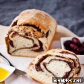 Artisan Olive Tapenade Swirl Bread 9 Olive Tapenade Swirl Bread