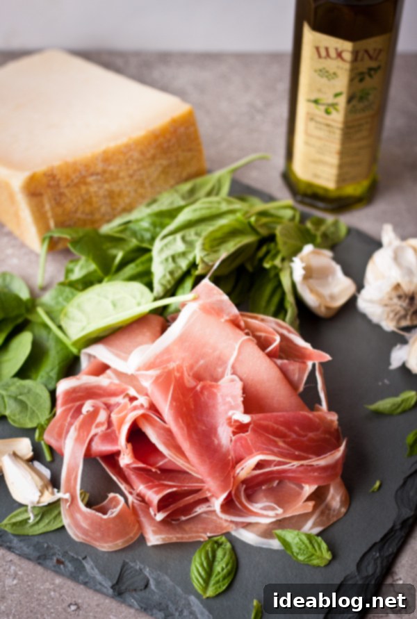 Savory Prosciutto Pesto Egg Cups 3 Prosciutto Egg Cup Ingredients
