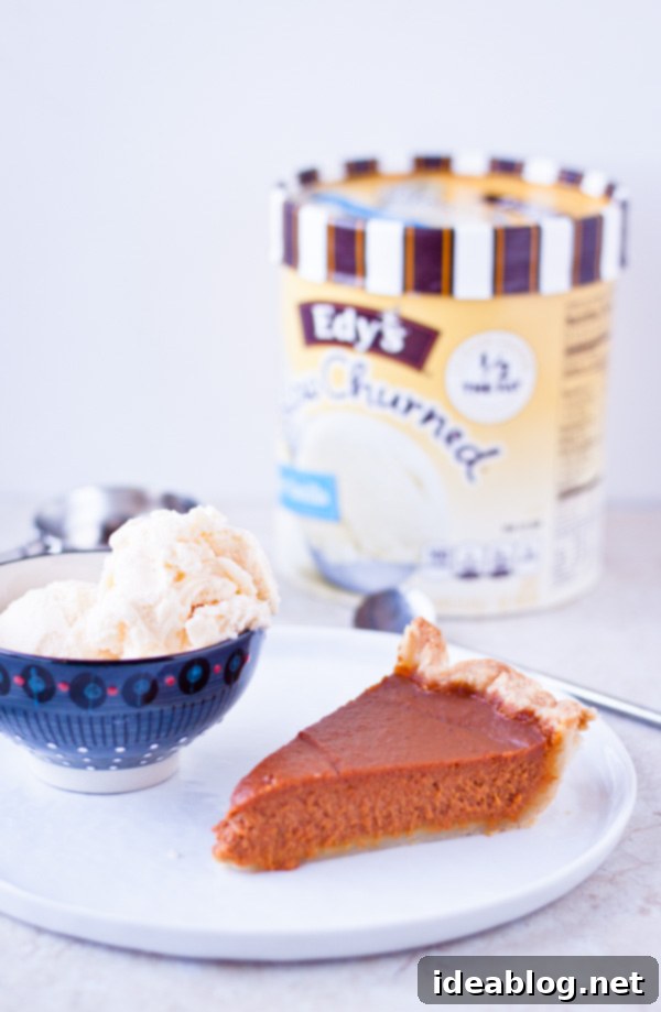 Thanksgiving Pie Shake Makeover 4 Edys Slow Churned Vanilla Ice Cream