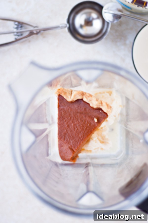 Thanksgiving Pie Shake Makeover 5 How to Make Leftover Thanksgiving Pie Milkshake