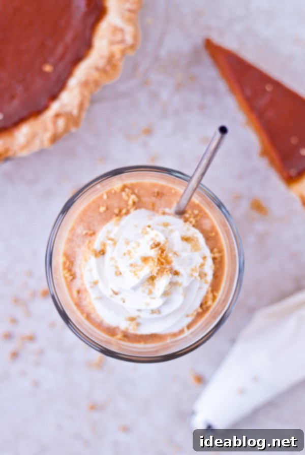 Thanksgiving Pie Shake Makeover 7 Leftover Pumpkin Pie Milkshake