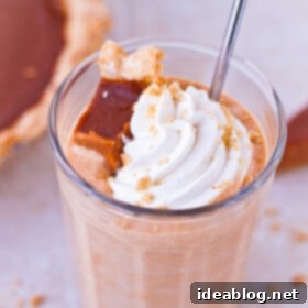 Thanksgiving Pie Shake Makeover 8 Leftover Pumpkin Pie Milkshake