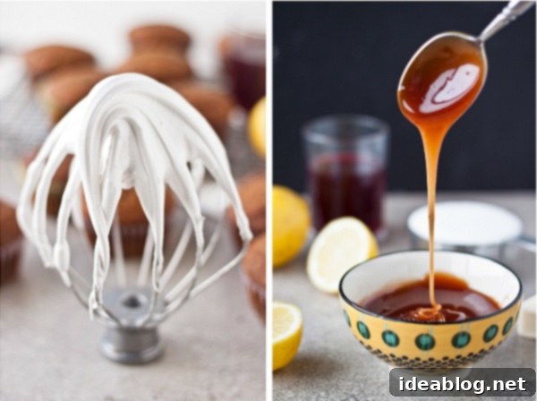 Pomegranate-Kissed Gingerbread Clouds 7 Ingredients for homemade pomegranate caramel: vibrant pomegranate juice, rich butter, and fresh lemon juice