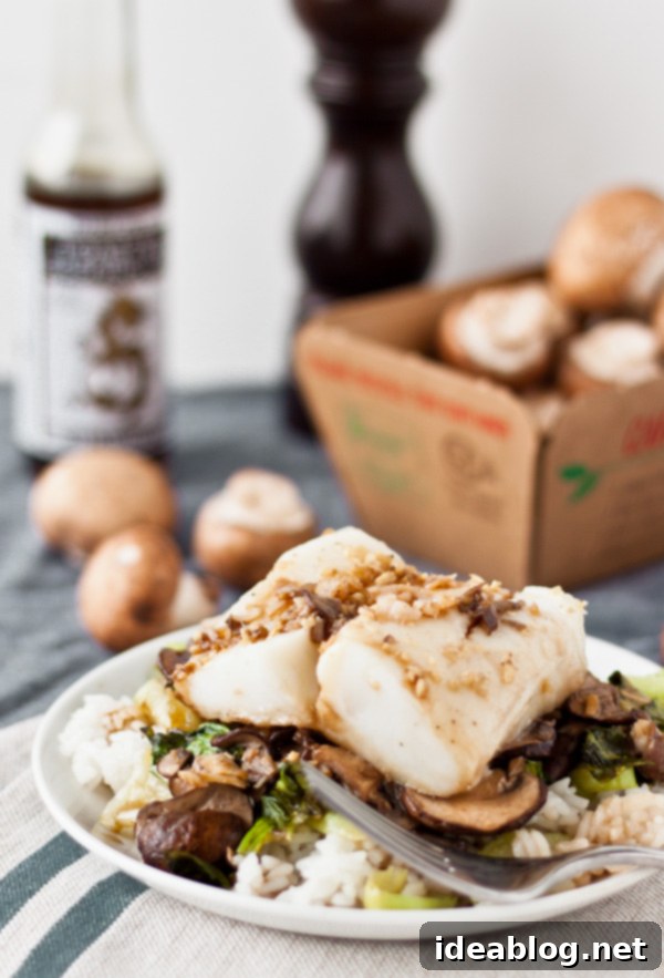 Ginger-Soy Infused Turbot with Forest Mushrooms 2 Turbot with Mushrooms, Ginger, and Soy Broth