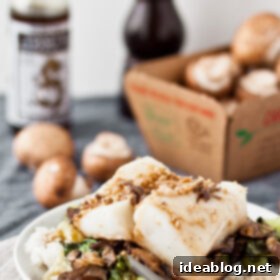 Ginger-Soy Infused Turbot with Forest Mushrooms 8 Turbot with Mushrooms, Ginger, and Soy Broth