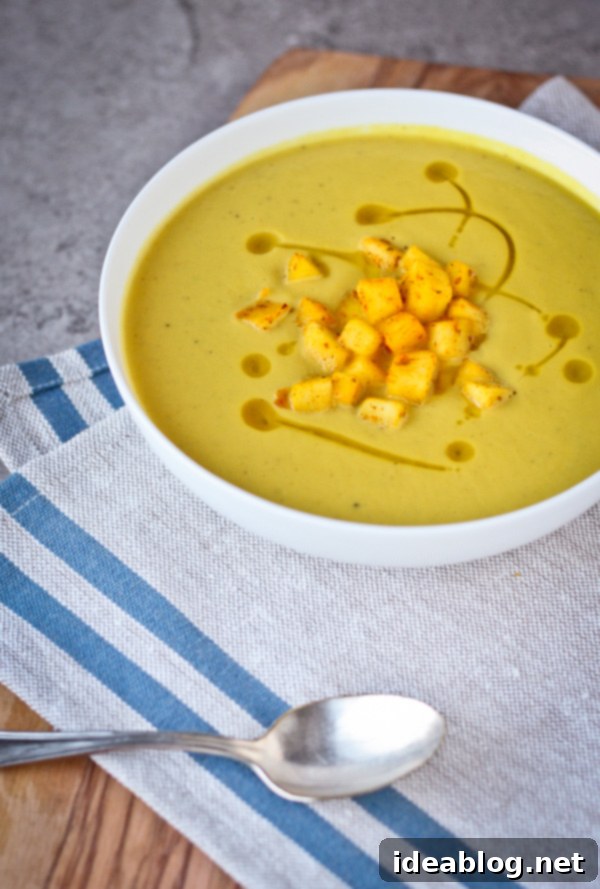 Golden Spiced Cauliflower Bisque 2 Curried Cream of Cauliflower and Apple Soup