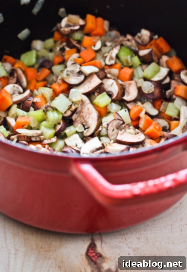 How to Make Mushroom Barley Soup with White Truffle Oil