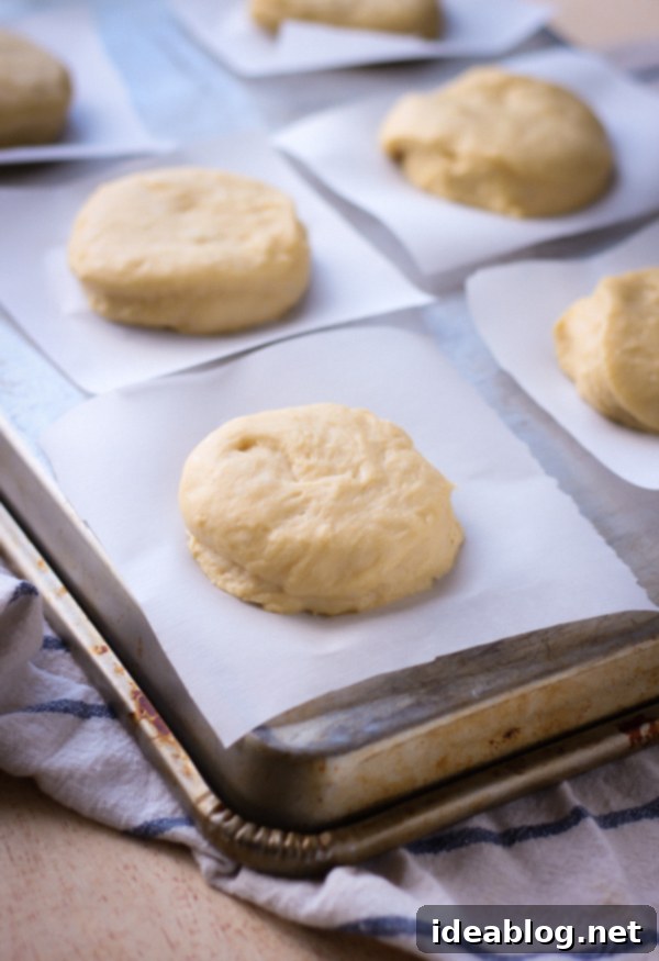 Zesty Grapefruit Doughnut Clouds 3 Preparing homemade yeasted doughnut dough for frying