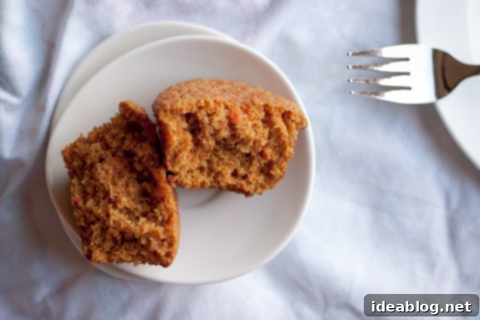 Golden Zesty Carrot Orange Muffins 5 Finished Roasted Carrot Orange Muffins - Perfectly Baked and Golden