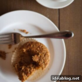 Golden Zesty Carrot Orange Muffins 6 Roasted carrot orange muffins, golden brown and delicious