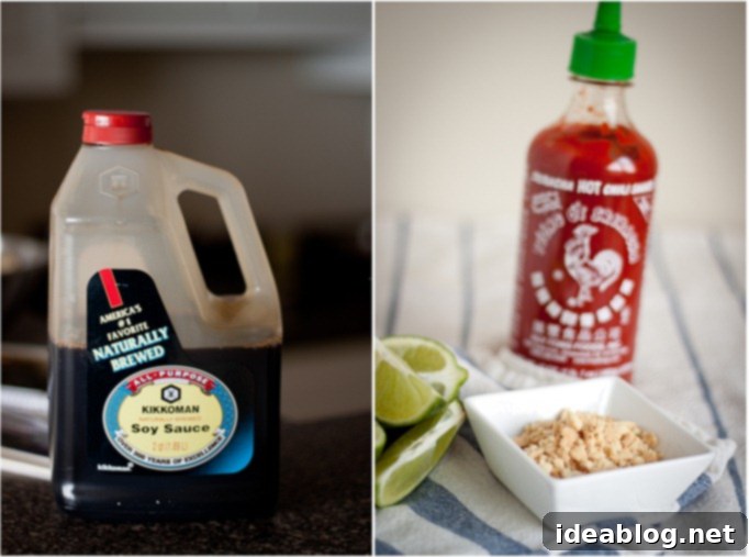 Umami Grilled Tofu Power Bowl 3 Detailed steps for making Asian grilled tofu, showcasing marinating and cooking process